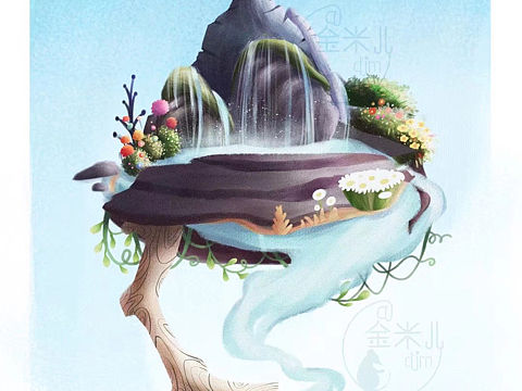 原创风景小场景