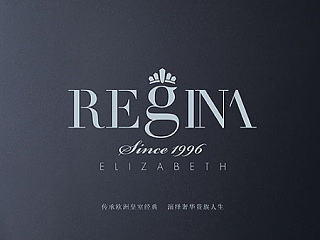 regina 蕾佳娜家纺logo设计  姚朝辉作品