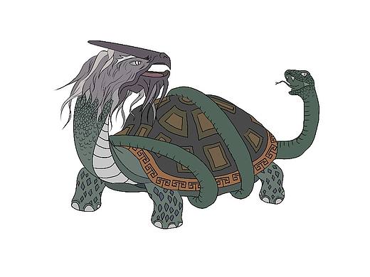 玄武 插画设计