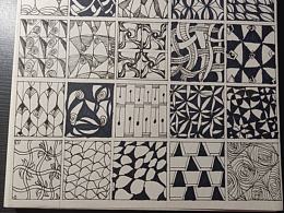 黑白裝飾畫練習