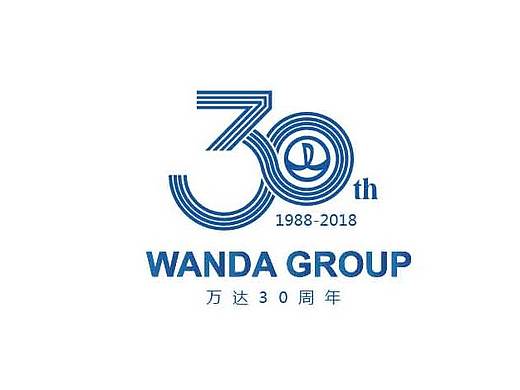 万达30周年标志