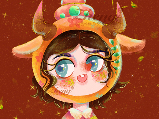 十二星座少女插画天蝎座