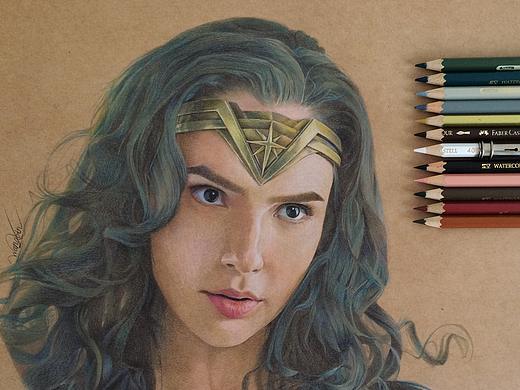 《Wonder Woman》（個人主頁-ZMjIwOTA3NjA=） - 商業(yè)插畫 - 站酷設計師godot_23原創(chuàng)素材 - 站酷ZCOOL