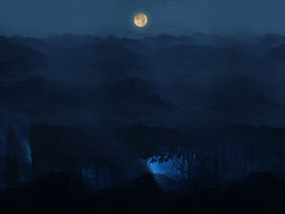 盗墓笔记 场景 老痒挖青铜的背景