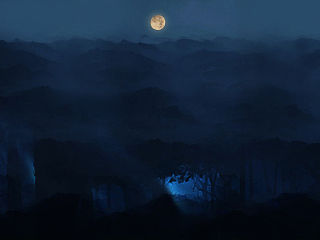 盗墓笔记 场景 老痒挖青铜的背景