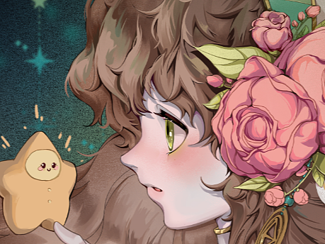 花與星（個(gè)人主頁(yè)-ZNjM0NTI3OTI=） - 創(chuàng)作習(xí)作 - 站酷設(shè)計(jì)師貓叨不吃魚(yú)原創(chuàng)素材 - 站酷ZCOOL