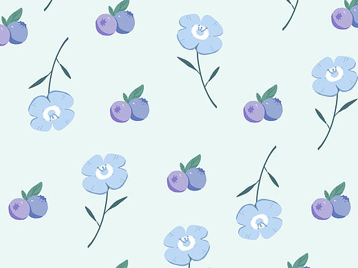 一些水果和花花小插图