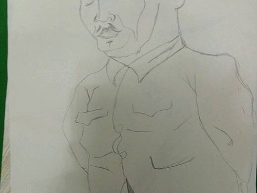 简单文物画