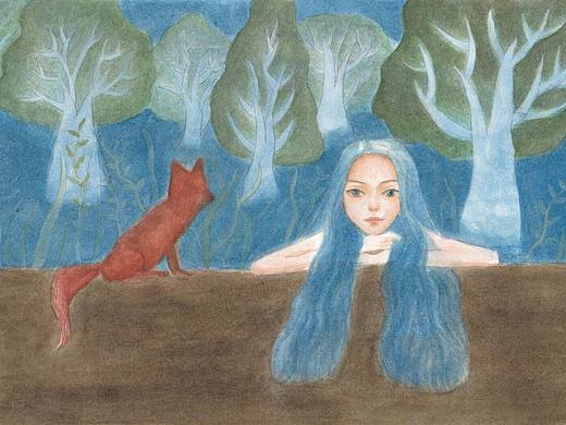 森林狐貍與少女（個人主頁-ZMjQyNTk4NDg=） - 創(chuàng)作習(xí)作 - 站酷設(shè)計師yellfish原創(chuàng)素材 - 站酷ZCOOL