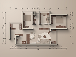 小户型平面设计彩屏