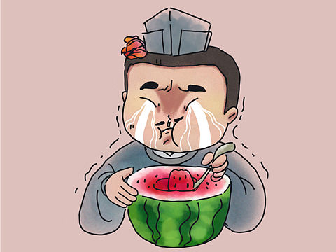 哭着吃瓜（个人主页-ZNTI4MDgyMDA=） - 艺术插画 - 站酷设计师李李达原创素材 - 站酷ZCOOL