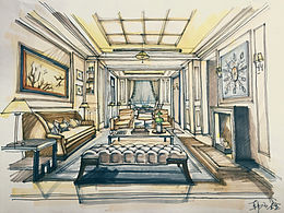 室內(nèi)設(shè)計(jì)手繪