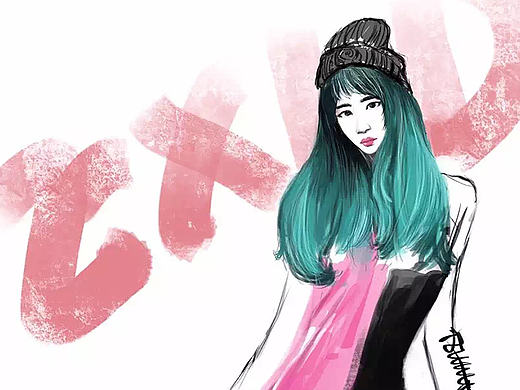 人像手绘-Hani（个人主页-ZMTY4NzU2MzI=） - 艺术插画 - 站酷设计师LyonY原创素材 - 站酷ZCOOL