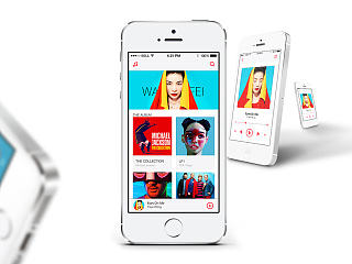 own music音乐APP视觉展示