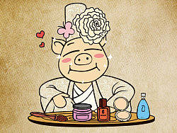 二师兄如今已经美成一朵花