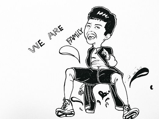 #手画心情-奔跑吧兄弟#给梦想一个自由自在的天空（个人主页-ZMTM0MDE0NjA=） - 创作习作 - 站酷设计师萌主大人_DEMO原创素材 - 站酷ZCOOL