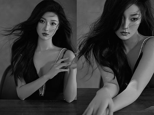 救命??！這組慵懶黑白寫真的氛圍感我太愛了