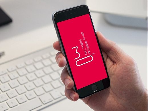 标识   设计 标志   30周年纪念  贴图  手机    UI  