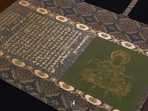 纯金经文x佛像