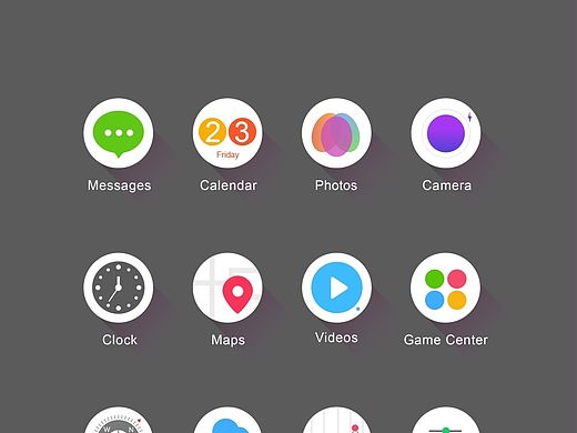 IOS端图标（个人主页-ZMTM1Njk3ODQ=） - 图标 - 站酷设计师小仙女我三岁原创素材 - 站酷ZCOOL