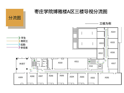 枣庄学院博雅楼A区导视系统设计
