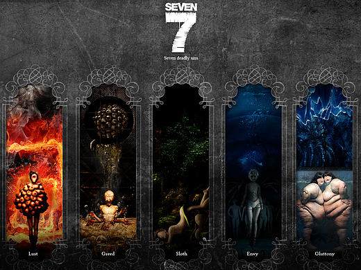 七宗罪（个人主页-ZMTcxMTIxNjg=） - 其他平面 - 站酷设计师邪恶的橘子原创素材 - 站酷ZCOOL