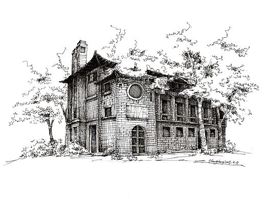 建筑手绘