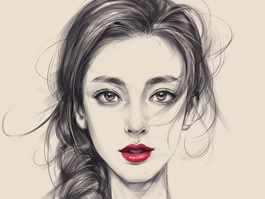 两张速写