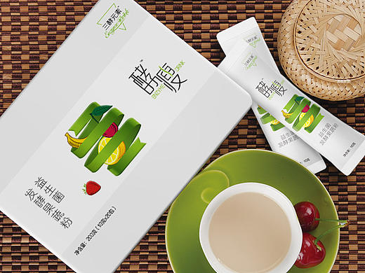 益生菌发酵果蔬粉包装设计、健康食品包装设计