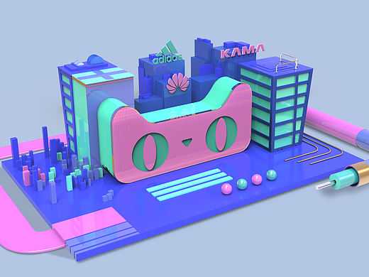 天猫建模（个人主页-ZMzM0NDAxNjQ=） - 场景 - 站酷设计师宇铭原创素材 - 站酷ZCOOL