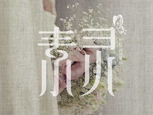 一款字体设计---素灵