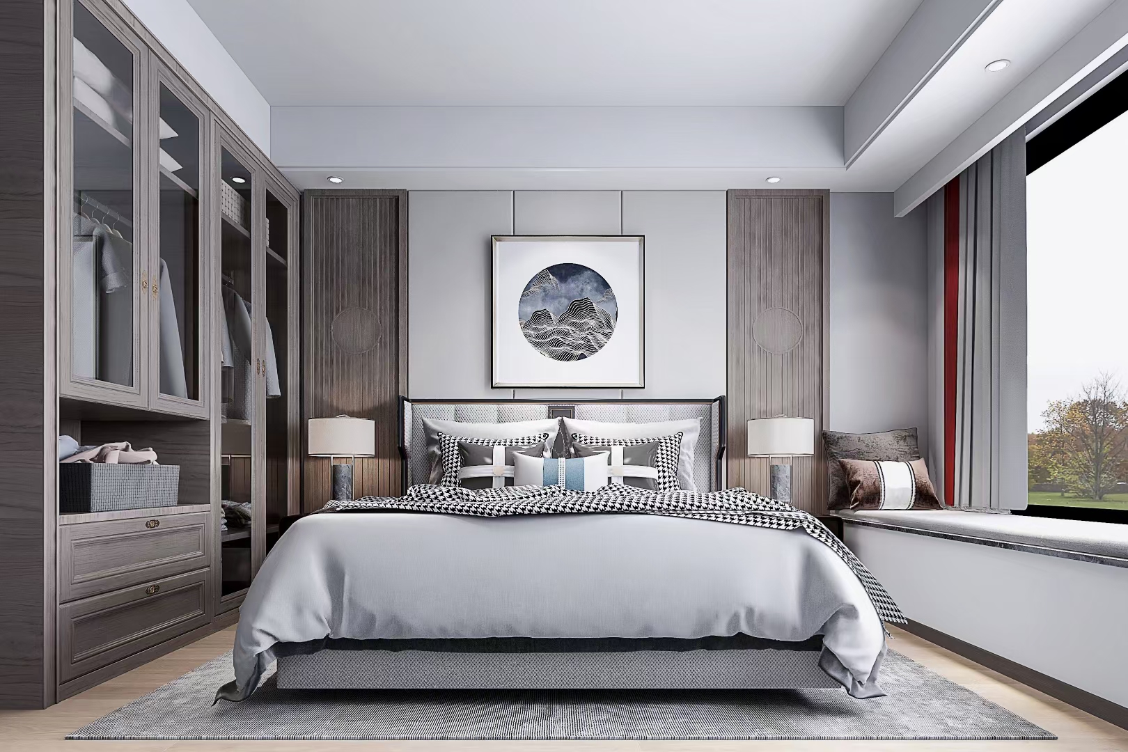 现代6平米小卧室装修效果图大全2017图片 – 设计本装修效果图