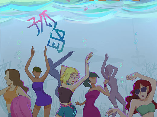 孤島（個人主頁-ZMzMxNzQ1MDA=） - 商業(yè)插畫 - 站酷設計師只橙ora原創(chuàng)素材 - 站酷ZCOOL