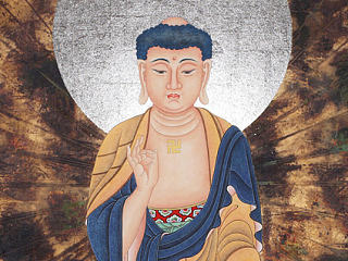欢迎迎请西方三圣佛画像