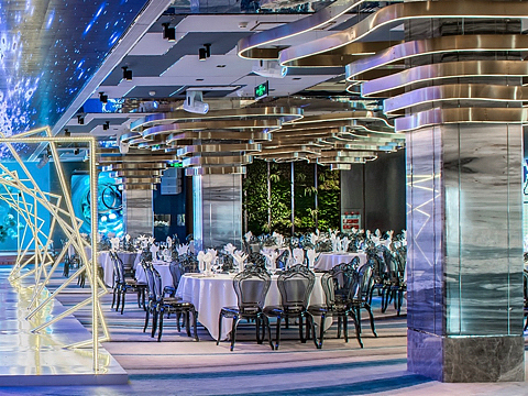 海洋主题宴会厅拍摄