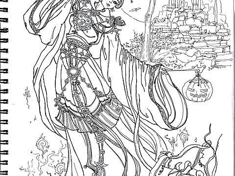 【人物线描】南瓜仙女～