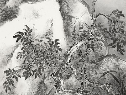 中国美术家协会会员谢运南作品 花鸟画 山水画