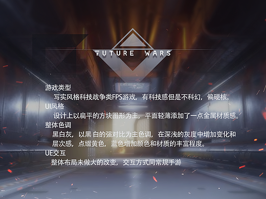 未来战争风格UI练习