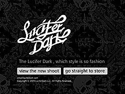 LUCIFERDARK 摇滚品牌服饰网页设计