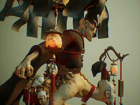 妖怪角色模型建模（个人主页-ZNDU5ODQwODQ=） - 动画/影视 - 站酷设计师想要翻身的咸鱼原创素材 - 站酷ZCOOL