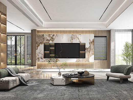 现代风格别墅-振业城800坪别墅