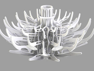 3D打印灯具之开合灯