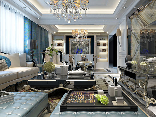 欧式大平层设计