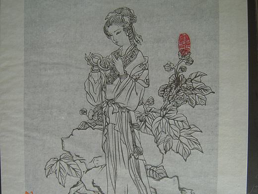 勾线画和版画