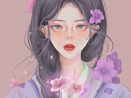 原创插画/传统草药名称拟人化