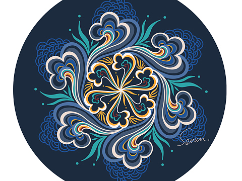 敦煌风格再设计传统纹样