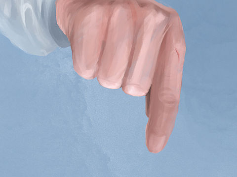 【劳动者的手】插画