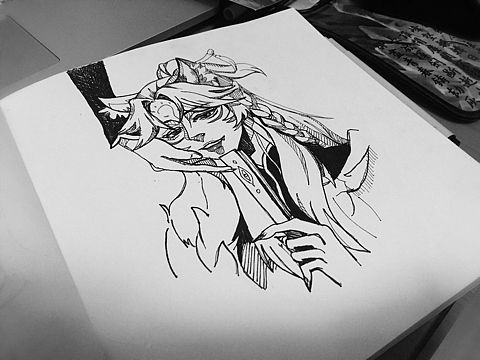 同人557maxiwoo【名动漫学员阴阳师同人插画作品图】大天狗155名动漫