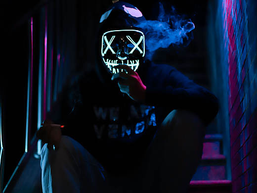赛博朋克风