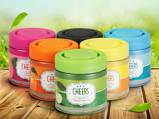 电商-天猫车载香水 汽车香水底座 汽车香膏产品拍摄修图详情页